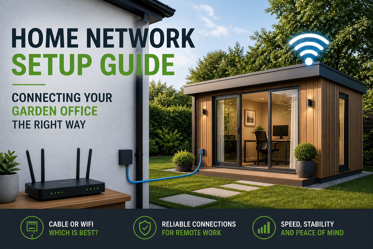 Home Network Setup Guide: Connecting Your Garden Office The Right Way